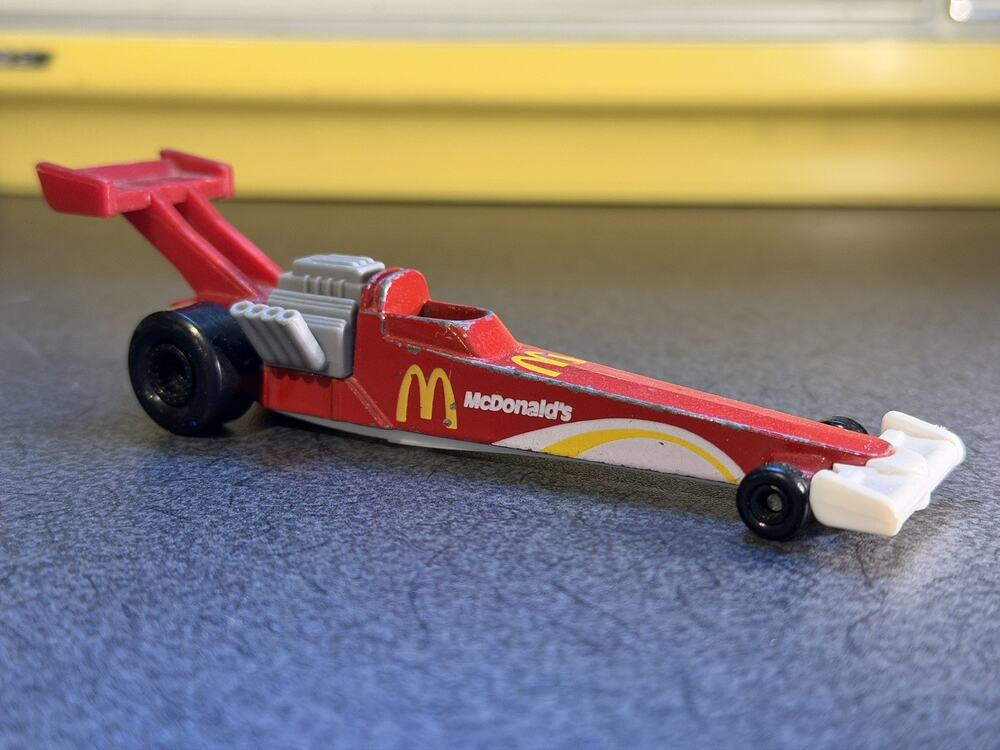 McDonalds Hot Wheels Racing Series Red Dragster 1993 Happy Meal Toy